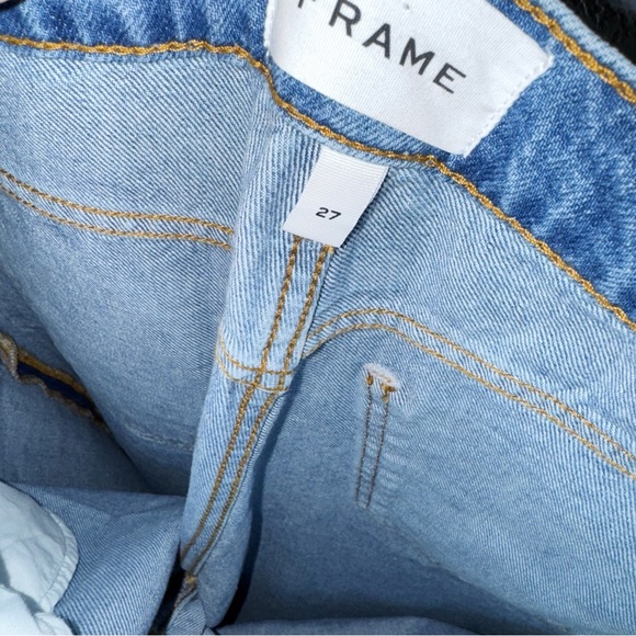 FRAME High-rise wide-leg jeans Size 27 - Picture 8 of 12